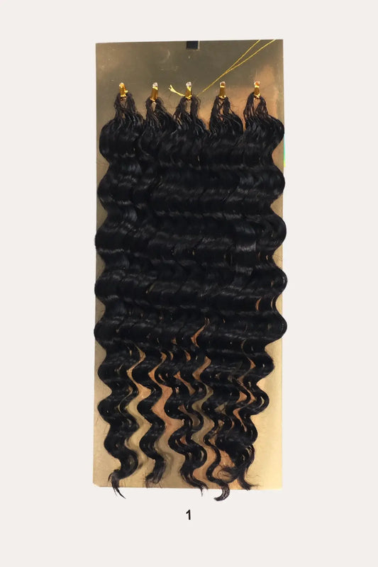 ZURY FEATHER CROCHET BRAID 100% HUMAN HAIR HOLLYWOOD - DEEP 14" ZURY