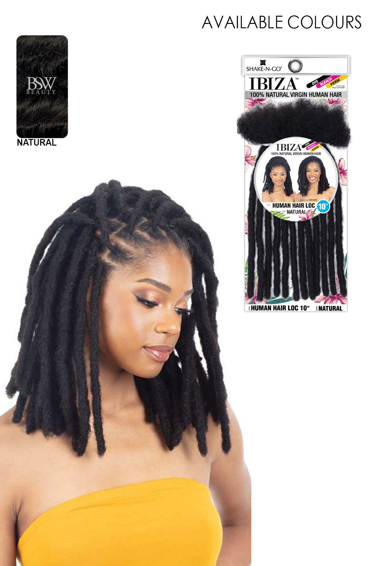 SHAKE N GO IBIZA LOC BULK 10" - BSW BEAUTY CANADA
