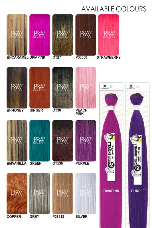 SHAKE N GO ORGANIQUE MASTERMIX WEAVE - STRAIGHT 24" - BSW BEAUTY CANADA