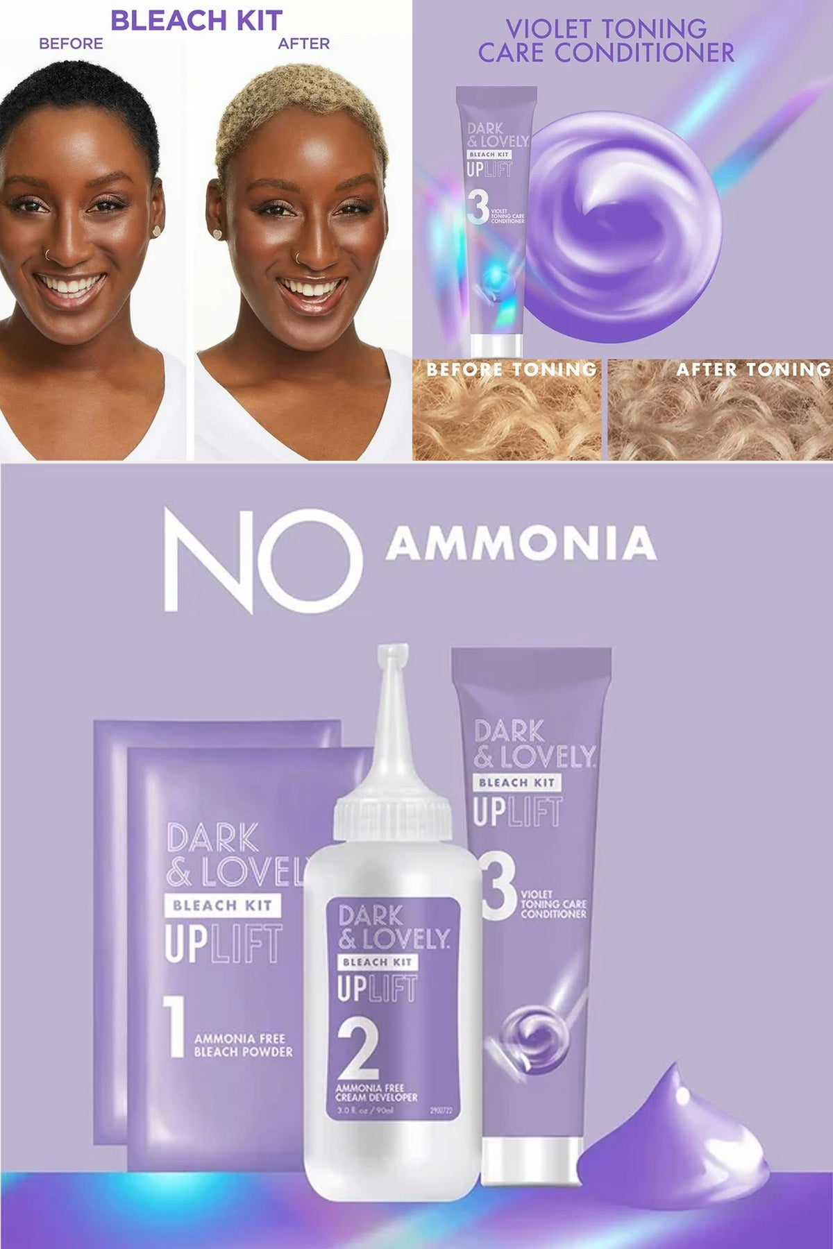 DARK AND LOVELY UPLIFT BLEACH KIT - BSW BEAUTY CANADA