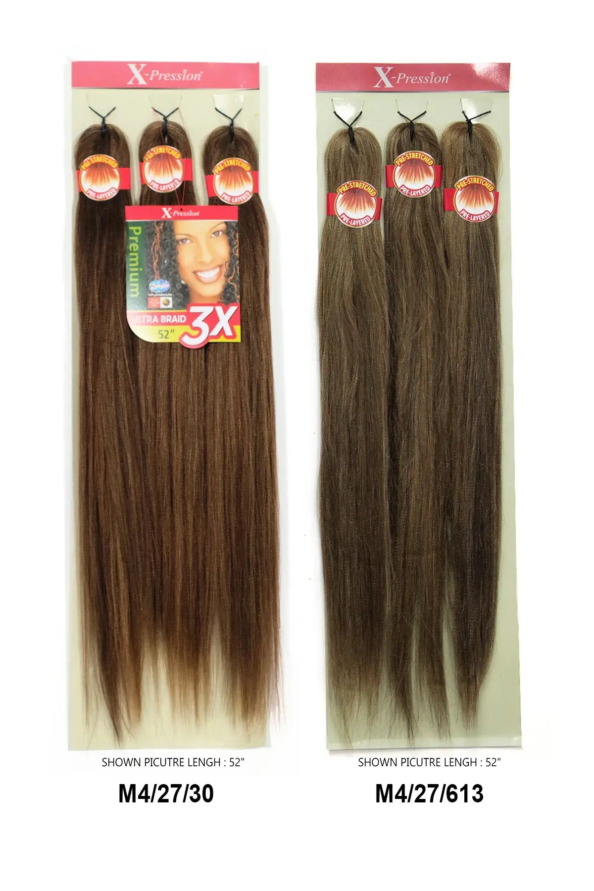 OUTRE 3X X-PRESSION PRE-STRETCHED ULTRA BRAID 52" OUTRE