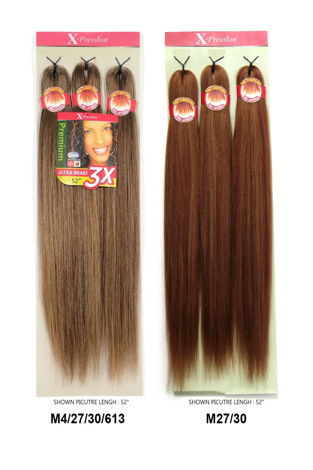 OUTRE 3X X-PRESSION PRE-STRETCHED ULTRA BRAID 52" OUTRE
