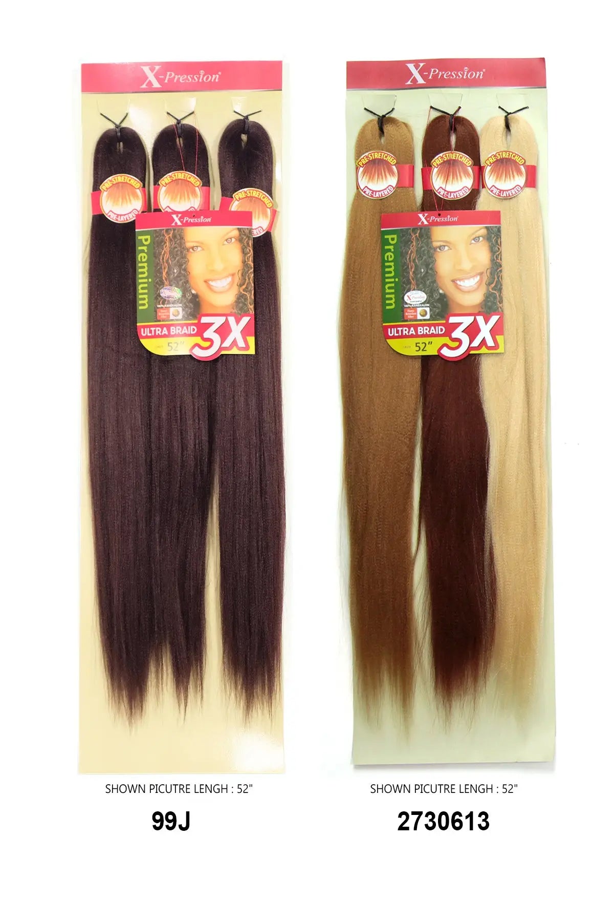 OUTRE 3X X-PRESSION PRE-STRETCHED ULTRA BRAID 52" OUTRE