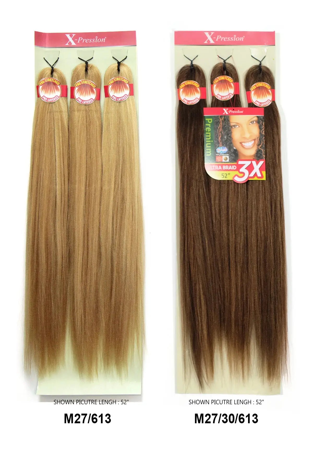 OUTRE 3X X-PRESSION PRE-STRETCHED ULTRA BRAID 52" OUTRE