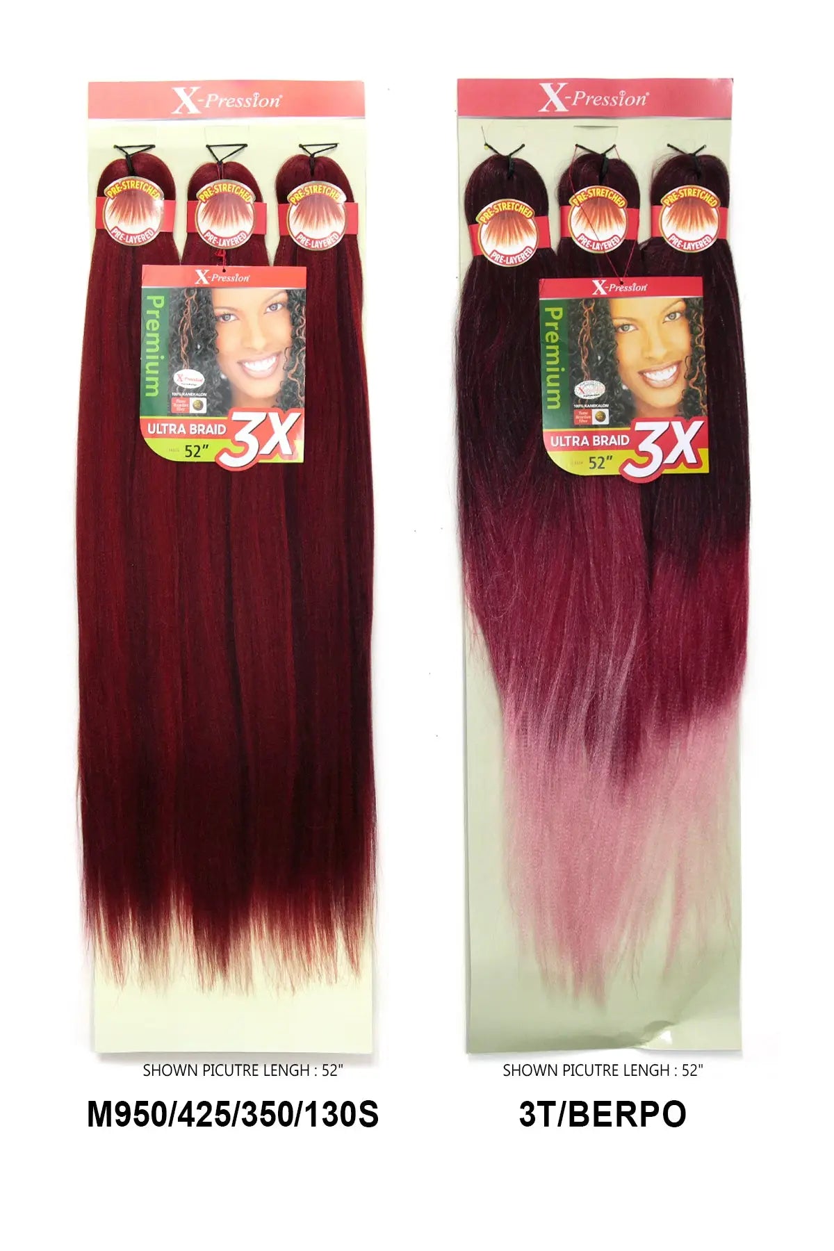 OUTRE 3X X-PRESSION PRE-STRETCHED ULTRA BRAID 52" OUTRE