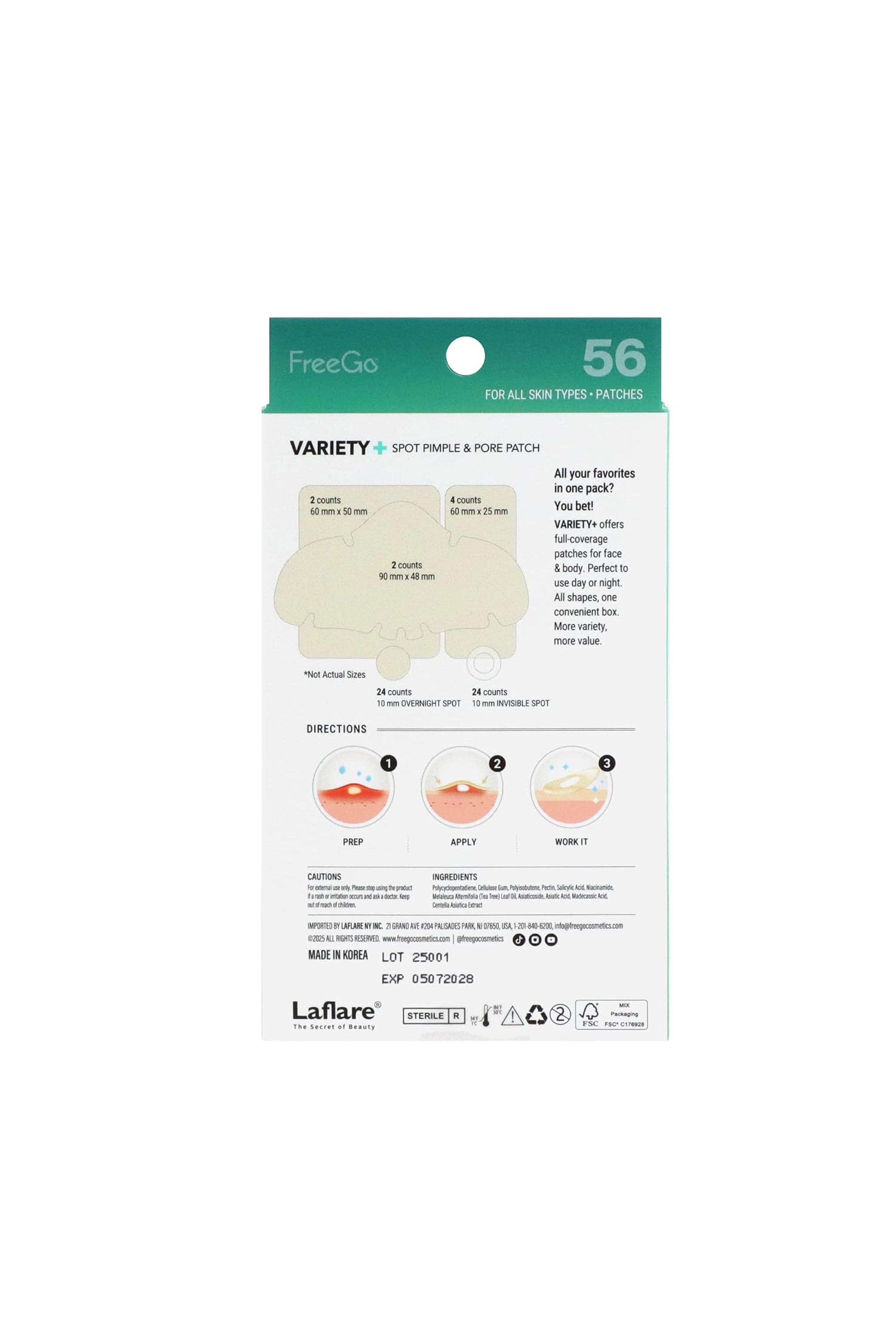 FREEGO PIMPLE & PORE SPOT PATCH