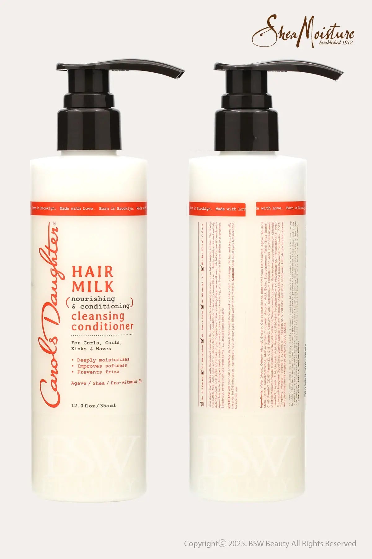 CAROLS DAUGHTER HAIR MILK NOURISHING & CONDITIONING CLEANSING CONDITIONER 12oz - BSW BEAUTY CANADA