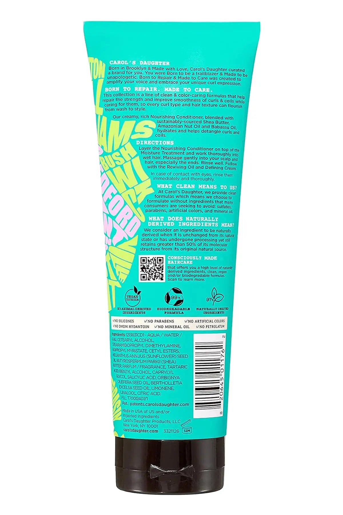 CAROLS DAUGHTER BORN TO REPAIR NOURISHING CONDITIONER 11oz - BSW BEAUTY CANADA
