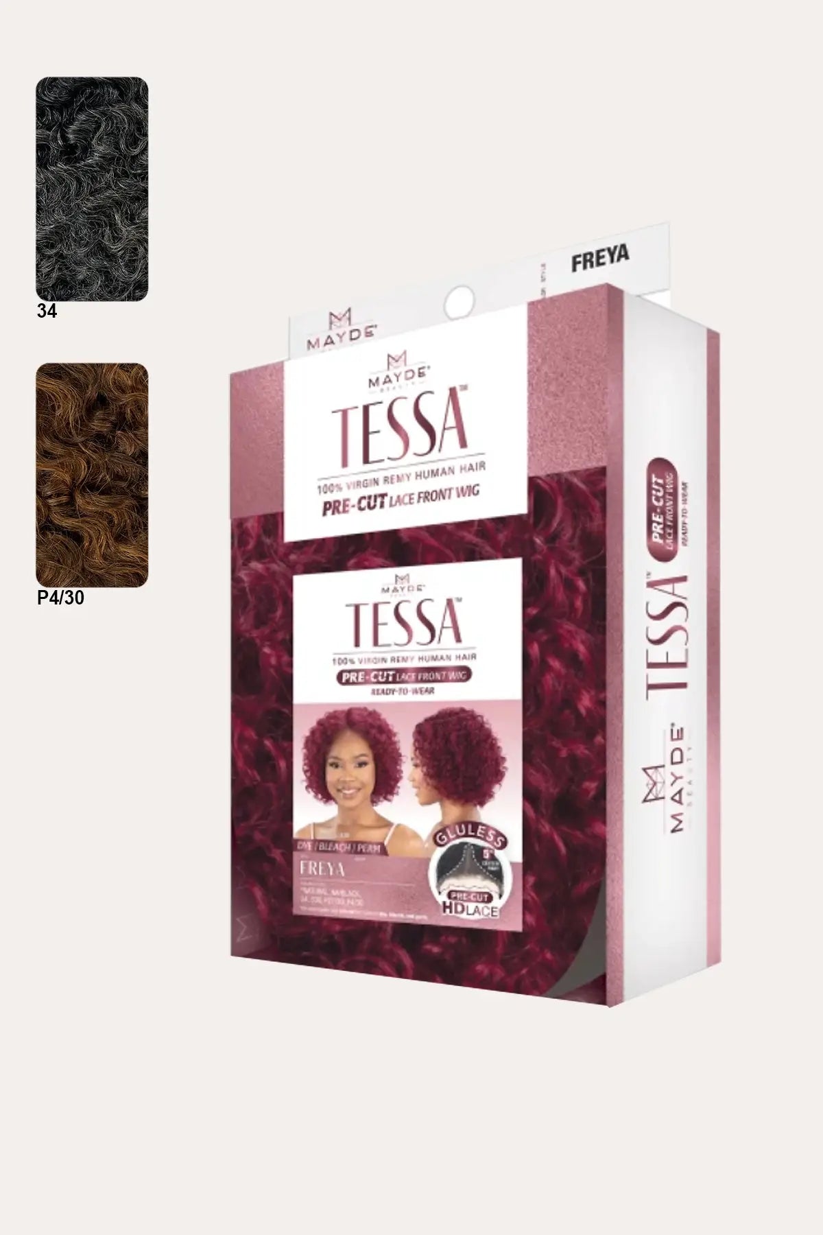 MAYDE TESSA 100% HUMAN HAIR LACE FRONT WIG - FREYA - BSW BEAUTY CANADA