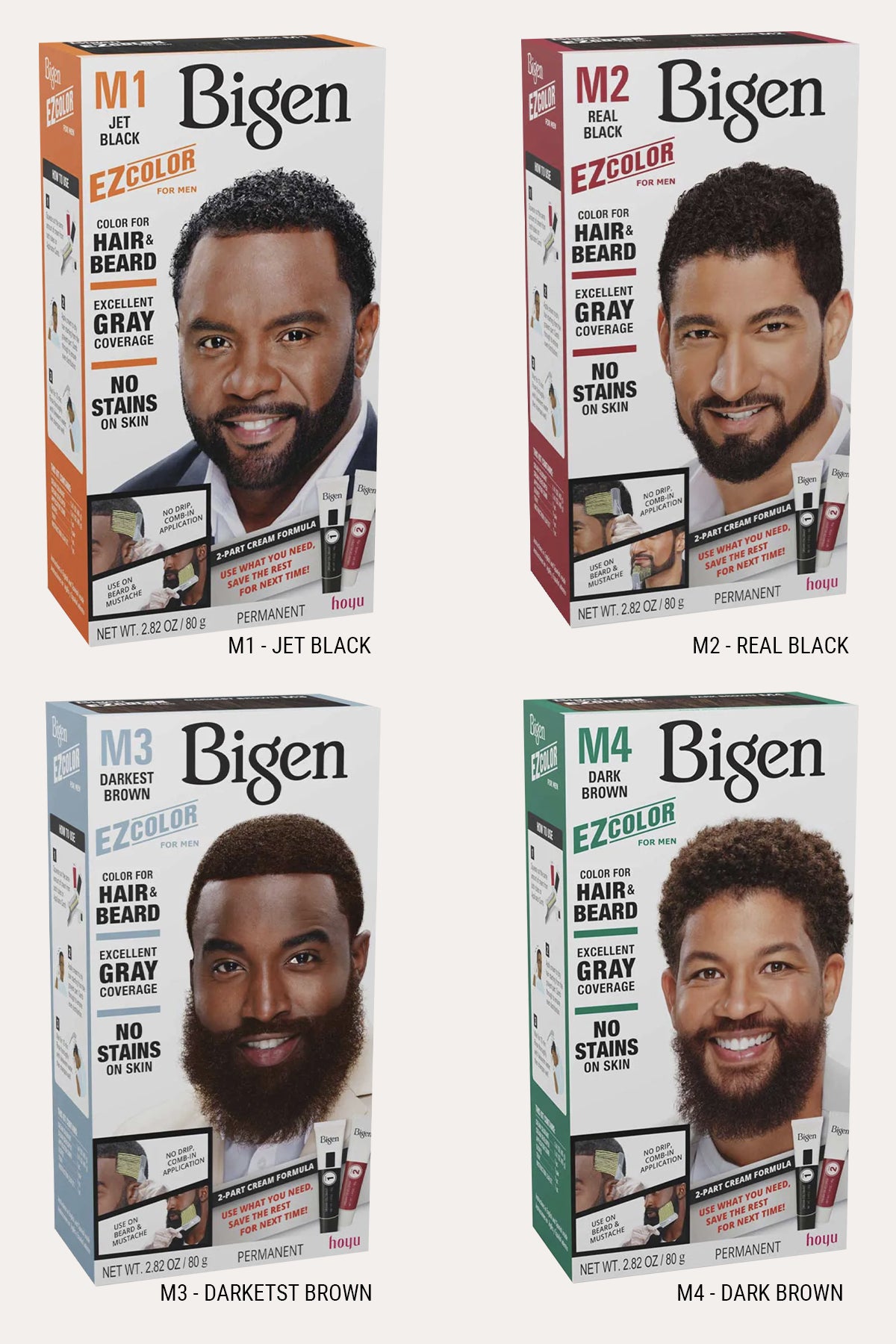 BIGEN EZ COLOR FOR MEN - 5 COLORS