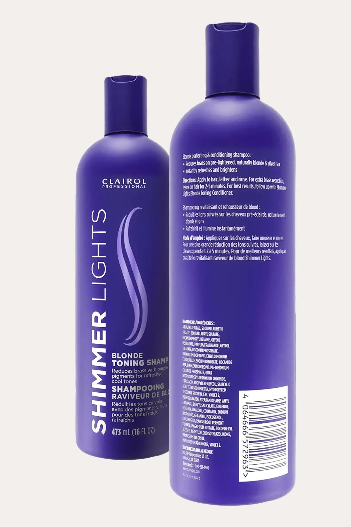 SHIMMER LIGHTS BLONDE TONING SHAMPOO - BSW BEAUTY CANADA