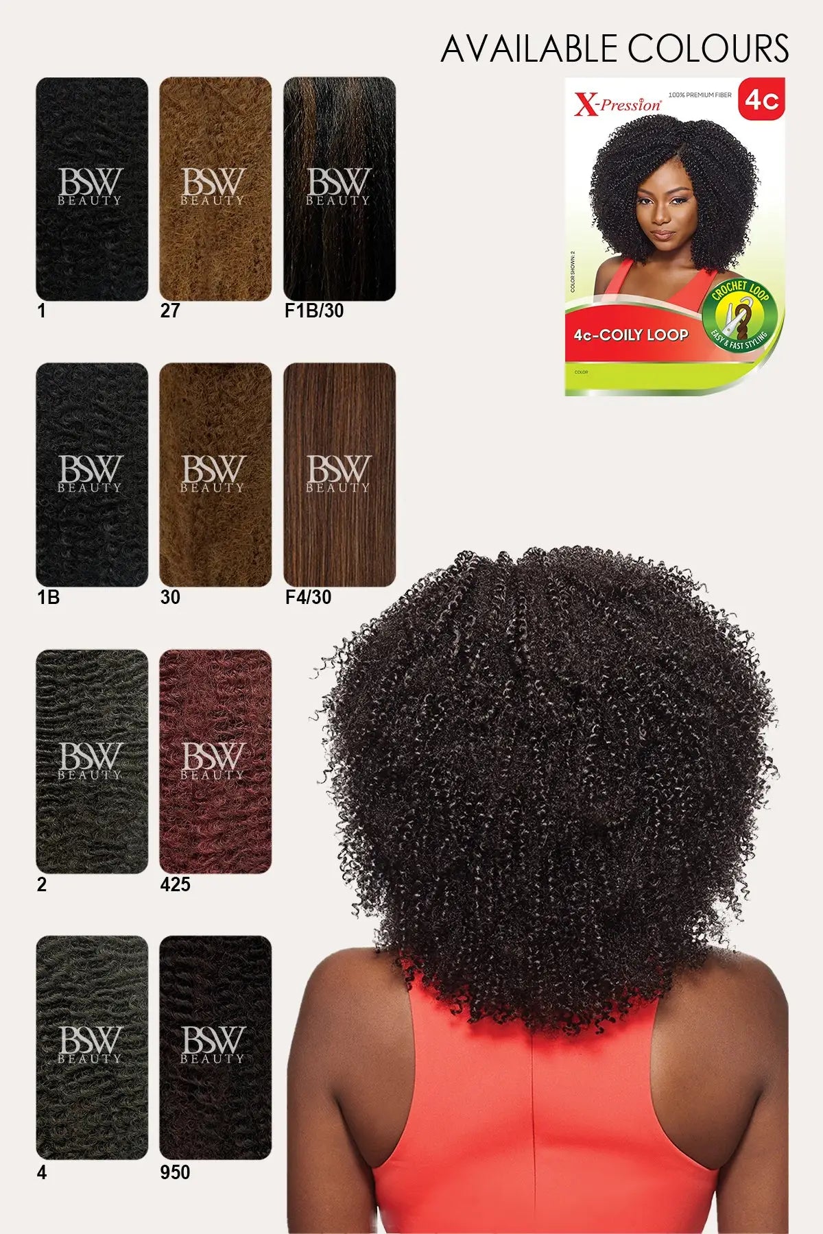 OUTRE X-PRESSION 4C COILY LOOP - BSW BEAUTY CANADA