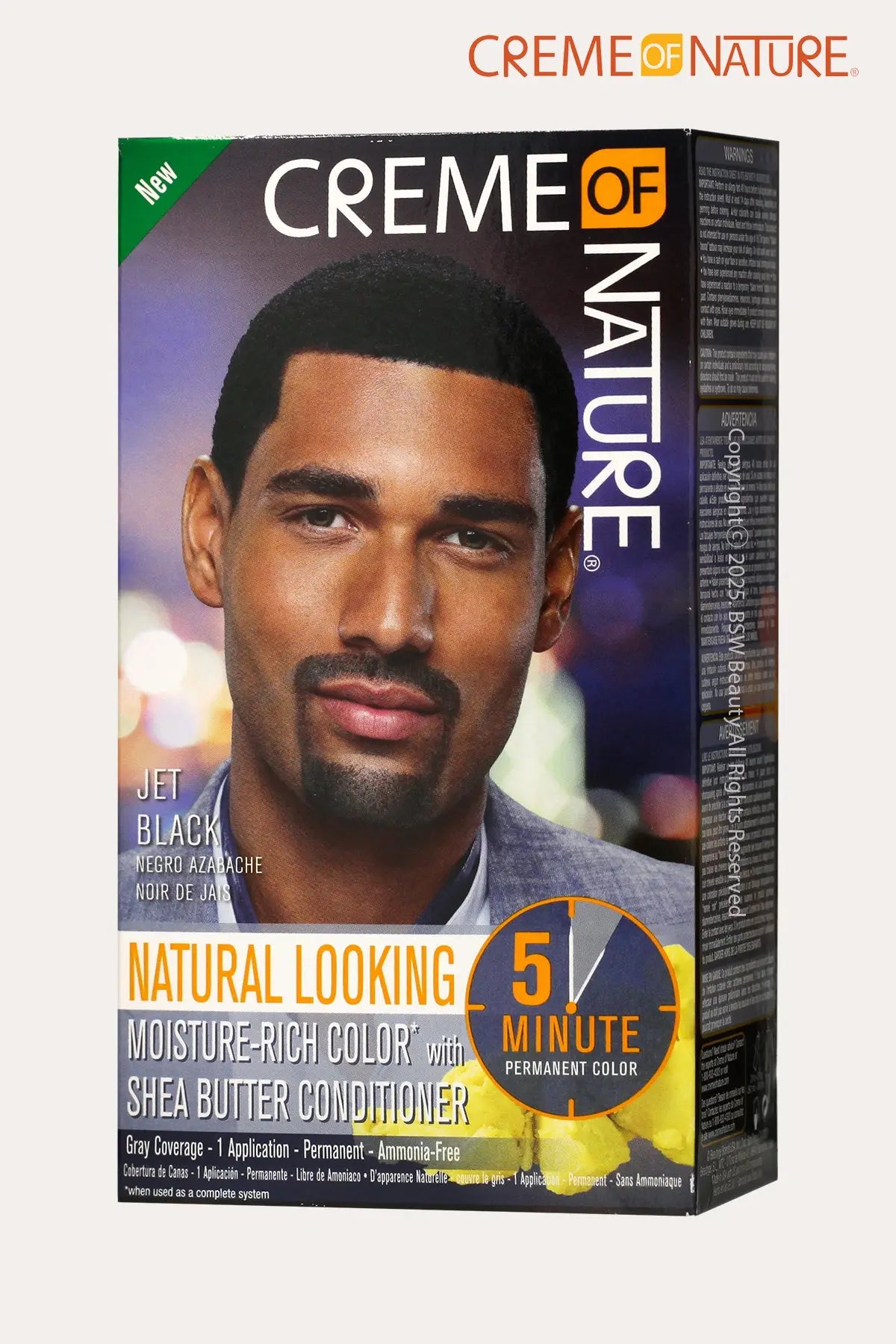 CREME OF NATURE MEN COLOR WITH SHEA BUTTER CONDITIONER - 2 COLOR - BSW BEAUTY CANADA