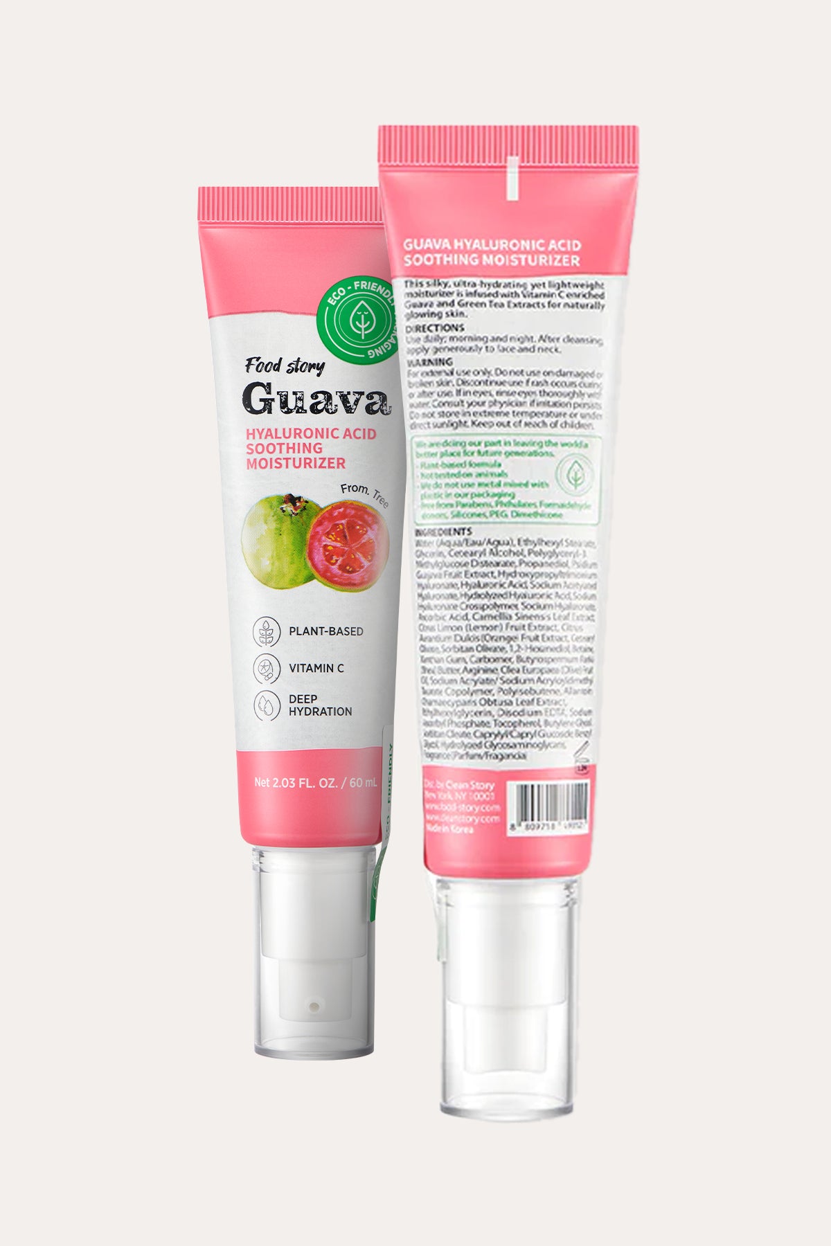 FOOD STORY GUAVA HYALURONIC ACID SOOTHING MOISTURIZER 2.03 FL. OZ. / 60 ml - BSW BEAUTY CANADA