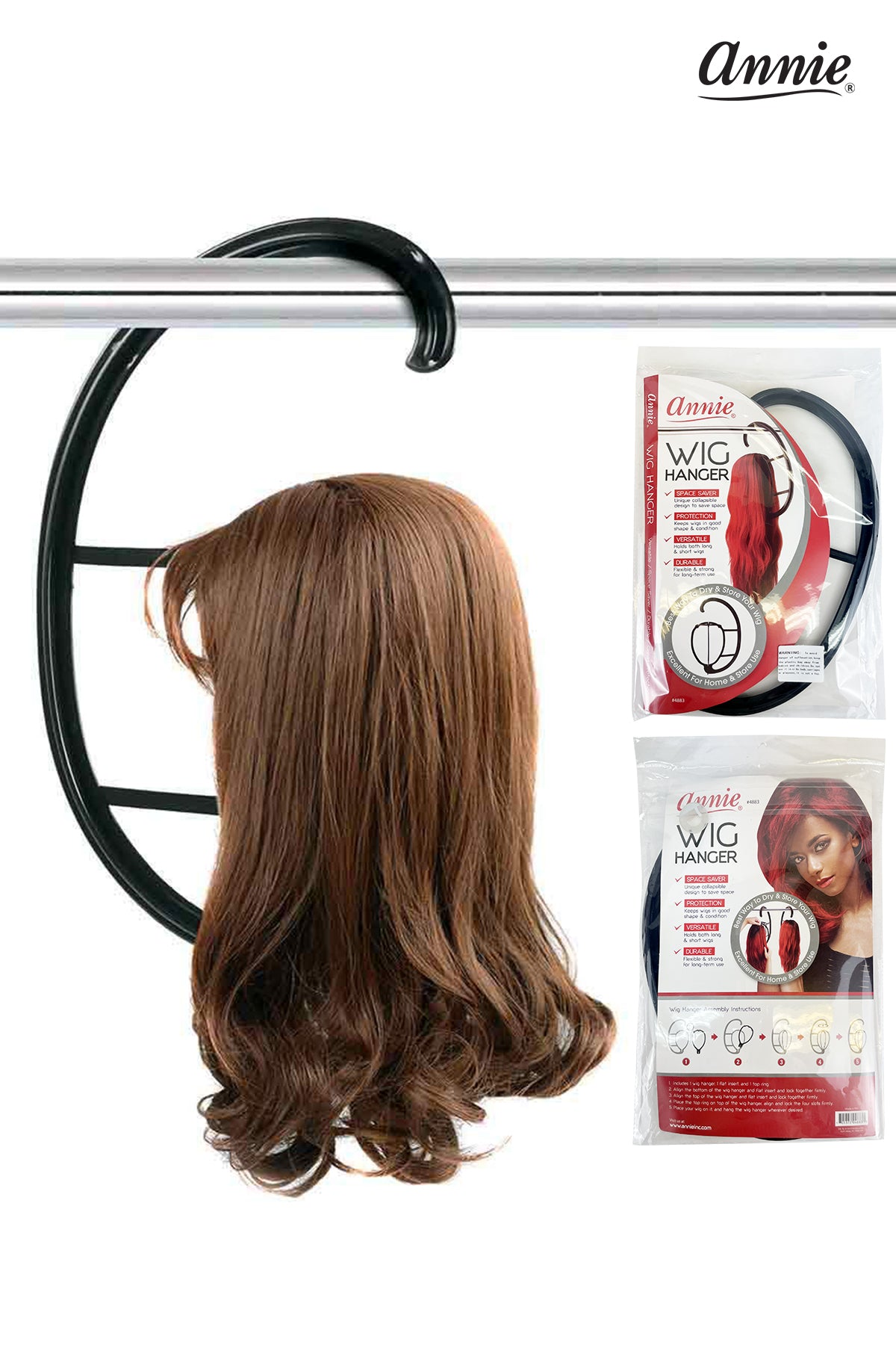 ANNIE WIG HANGER #4883 - BSW BEAUTY CANADA