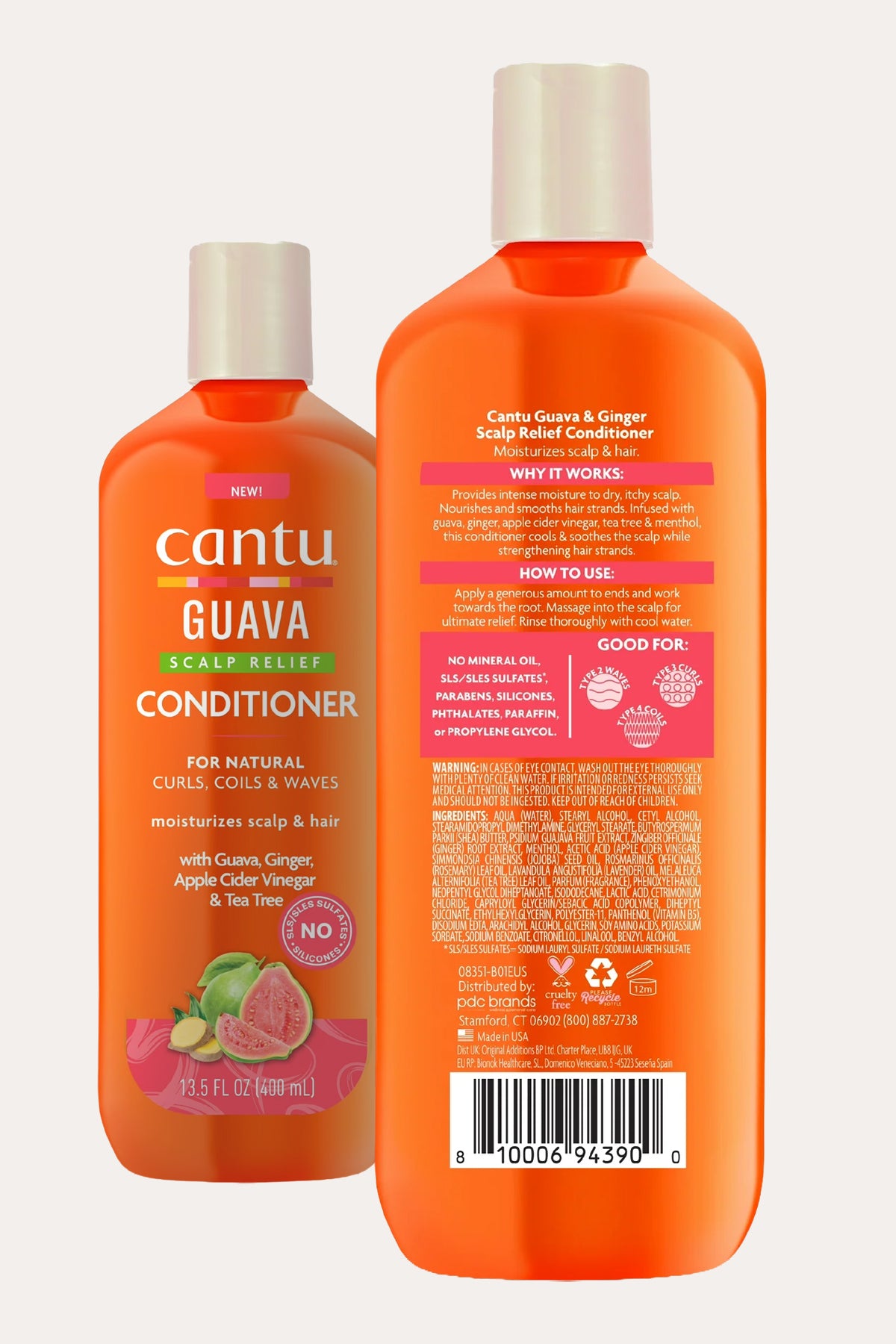 CANTU GUAVA & GINGER SCALP RELIEF CONDITIONER 13.5oz