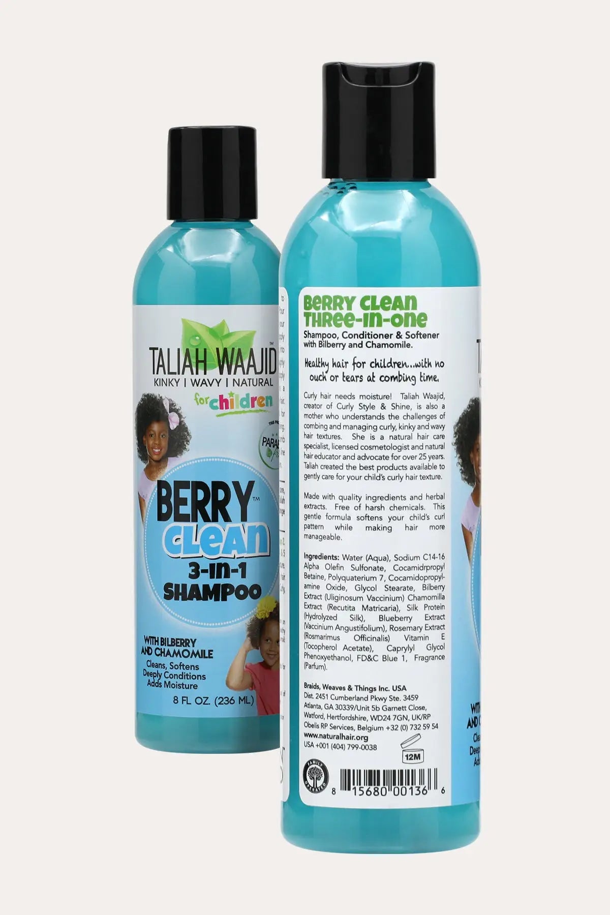 TALIAH WAAJID BERRY CLEAN 3-IN-1 SHAMPOO 8oz - BSW BEAUTY CANADA
