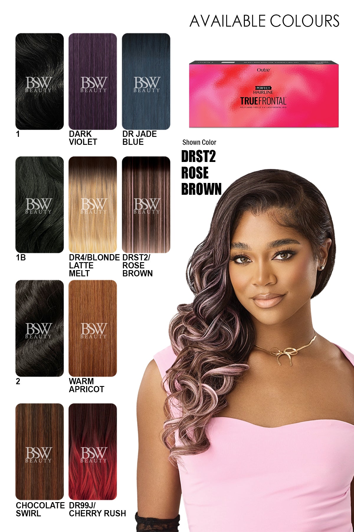 OUTRE PERFECT HAIRLINE TRUE FRONTAL 13X6 LACE FRONTAL WIG - PEAK 706