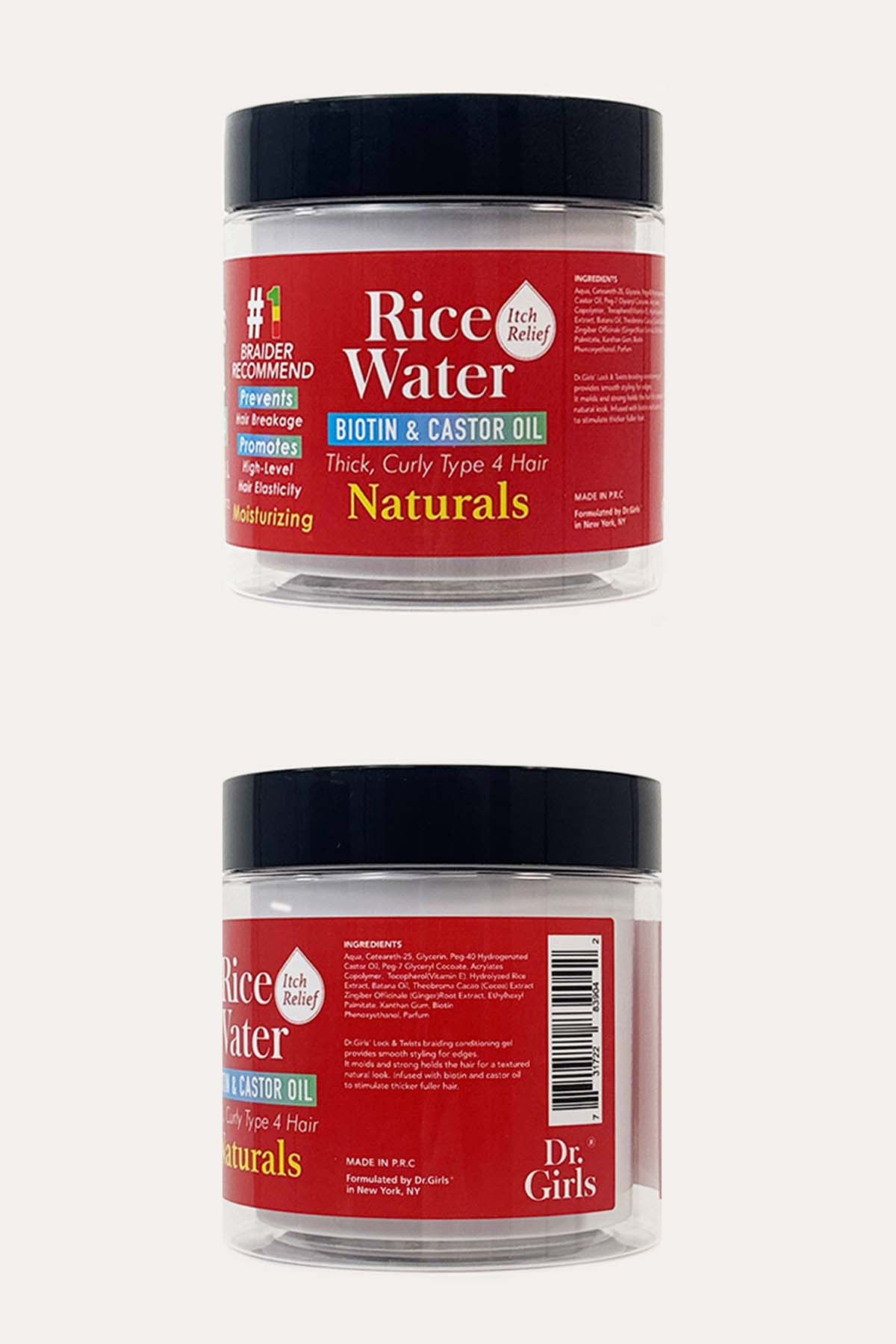 DR.GIRLS RICE WATER BRAIDING GEL - BATANA OIL - BSW BEAUTY CANADA