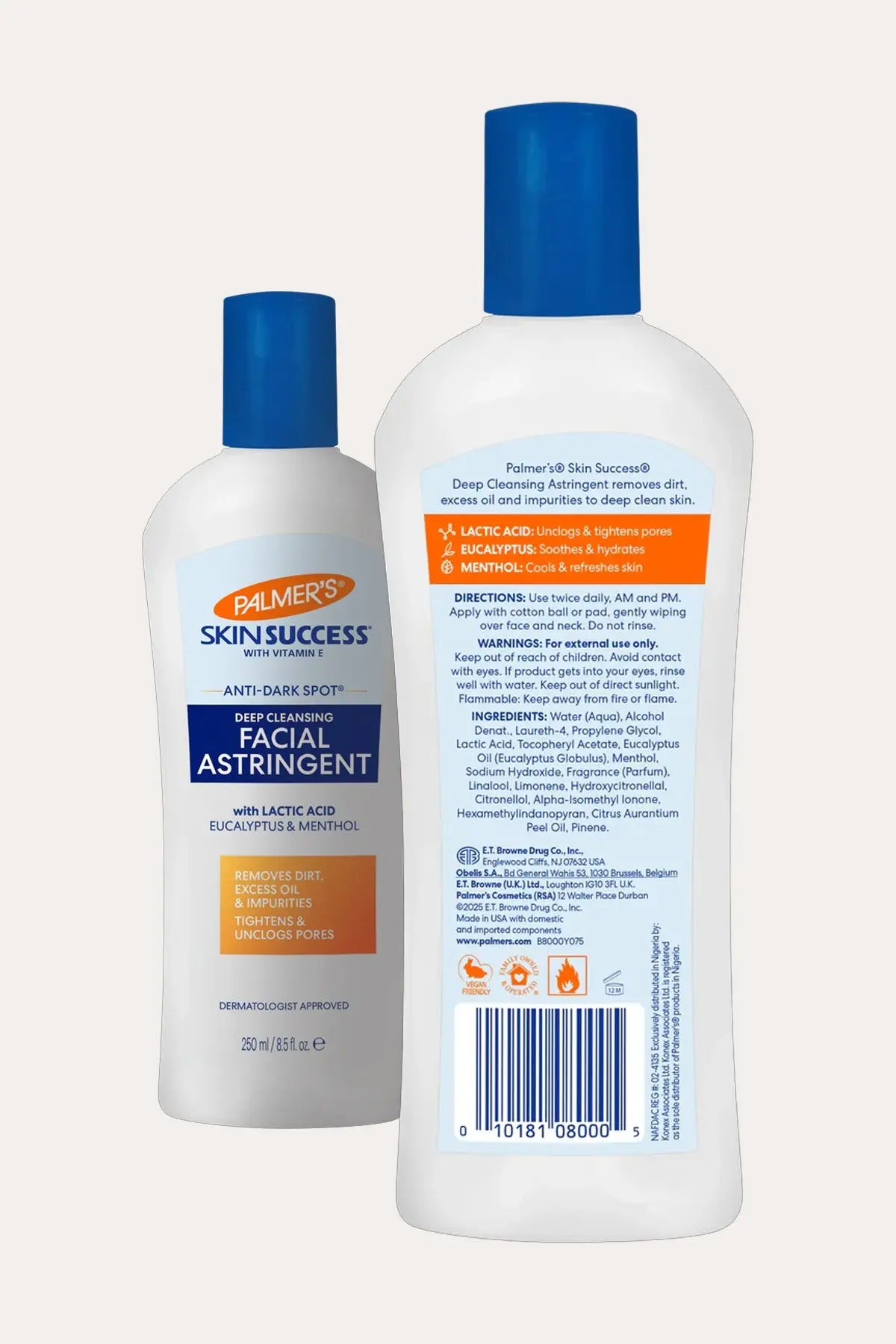 PALMER'S SKIN SUCCESS DEEP CLEANSING ASTRINGENT 8.5oz PALMER'S