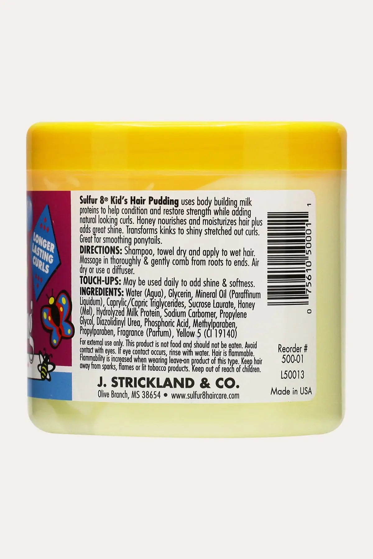 SULFUR8 KID'S FRIZZ FREE CURLS HAIR PUDDING 14.4oz - BSW BEAUTY CANADA