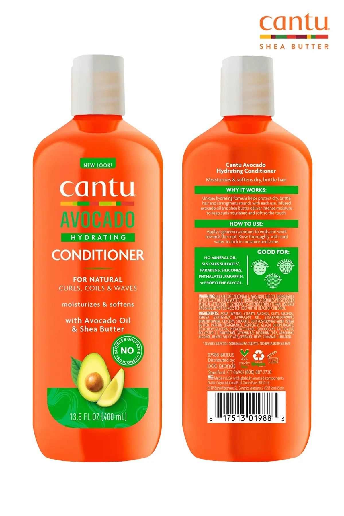 CANTU AVOCADO HYDRATING CONDITIONER SULFATE FREE 13.5oz - BSW BEAUTY CANADA