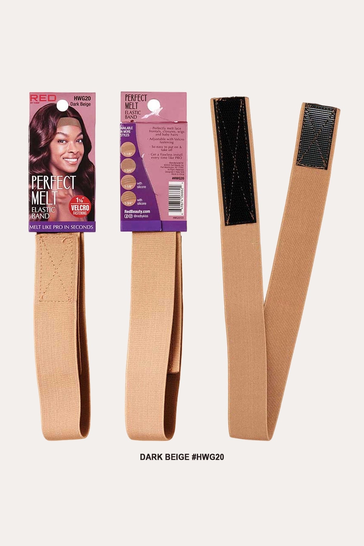 RED BY KISS PREMIUM ELASTIC WIG BAND - REGULAR