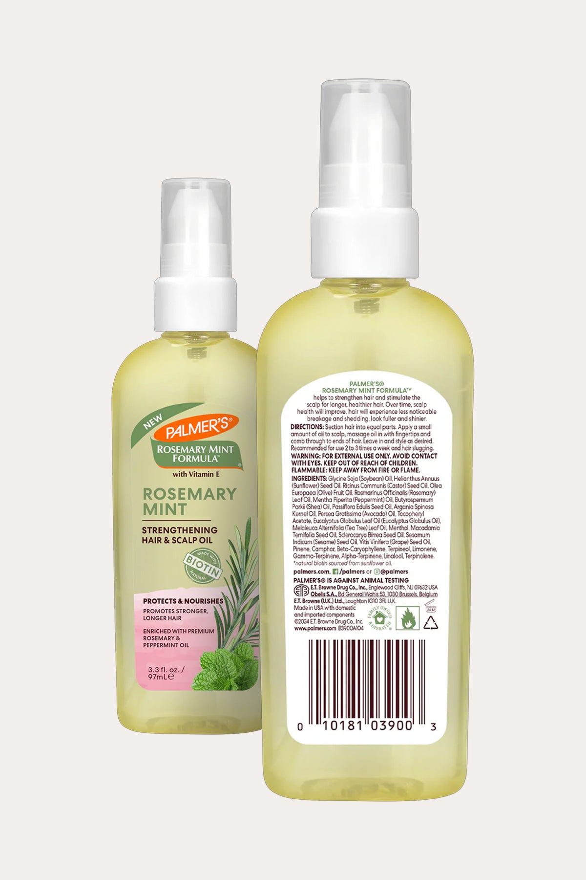 PALMER'S ROSEMARY MINT HAIR & SCALP OIL 3.3oz
