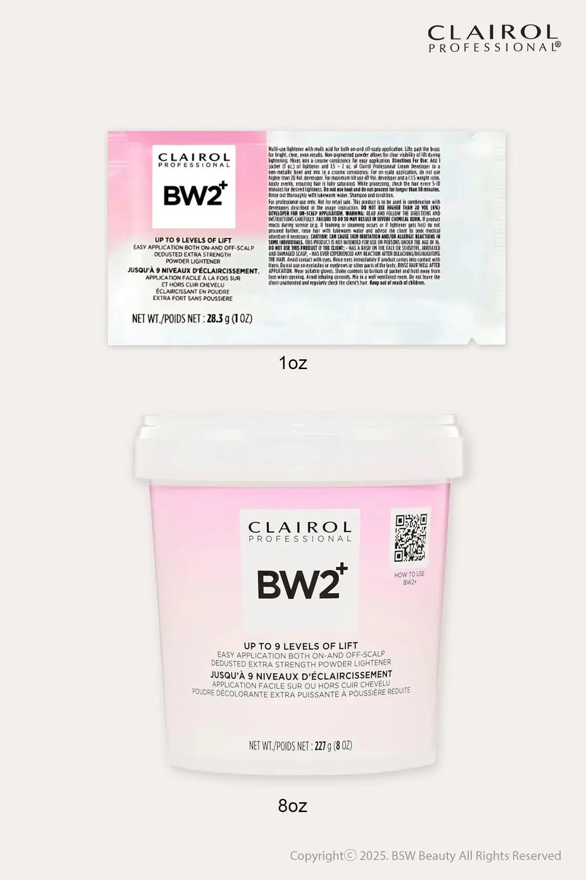 CLAIROL BW2  LIGHTENING POWDER