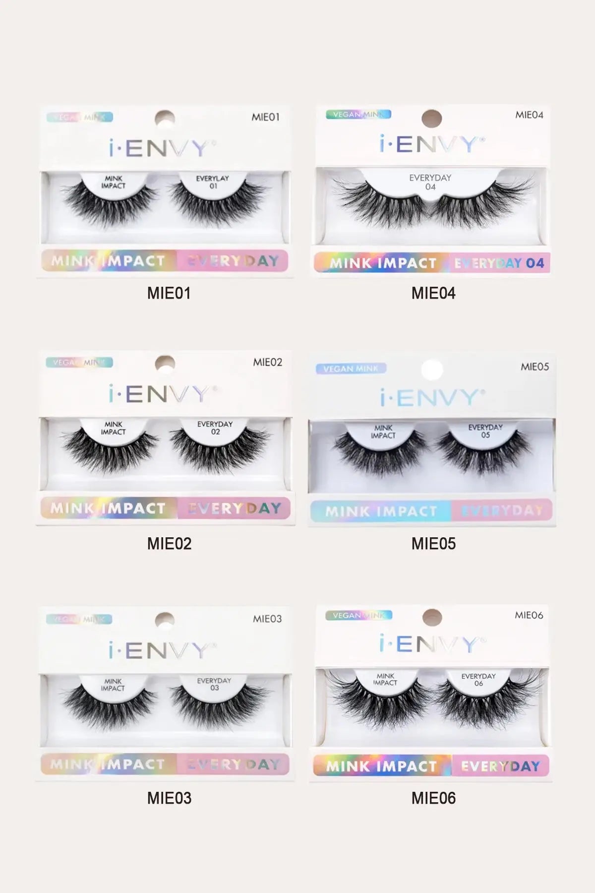 I ENVY BY KISS MINK IMPACT EVERYDAY | 100% VEGAN FAUX MINK LASHES I ENVY BY KISS