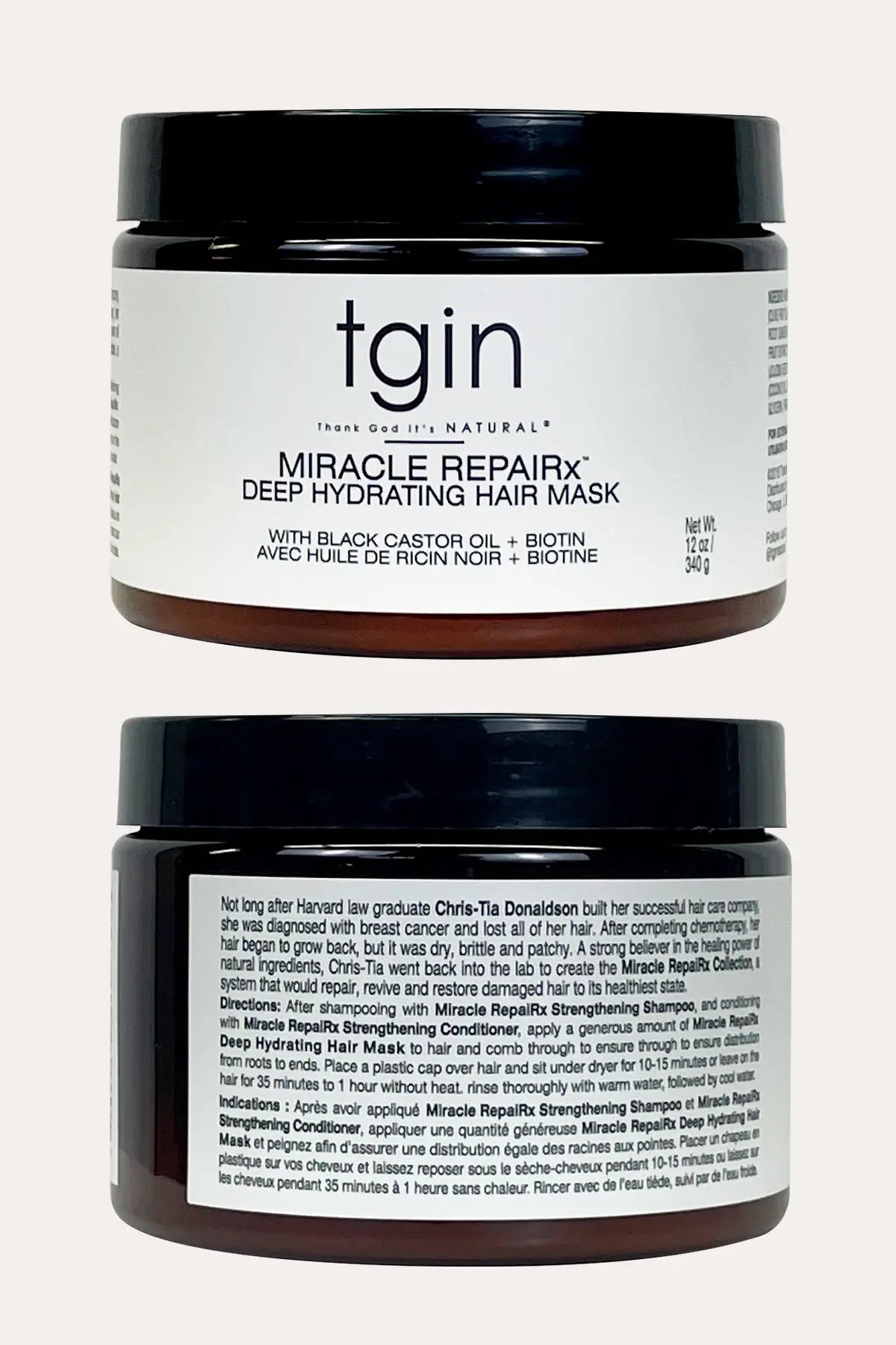 TGIN MIRACLE REPAIRX DEEP HYDRATING HAIR MASK - BSW BEAUTY CANADA