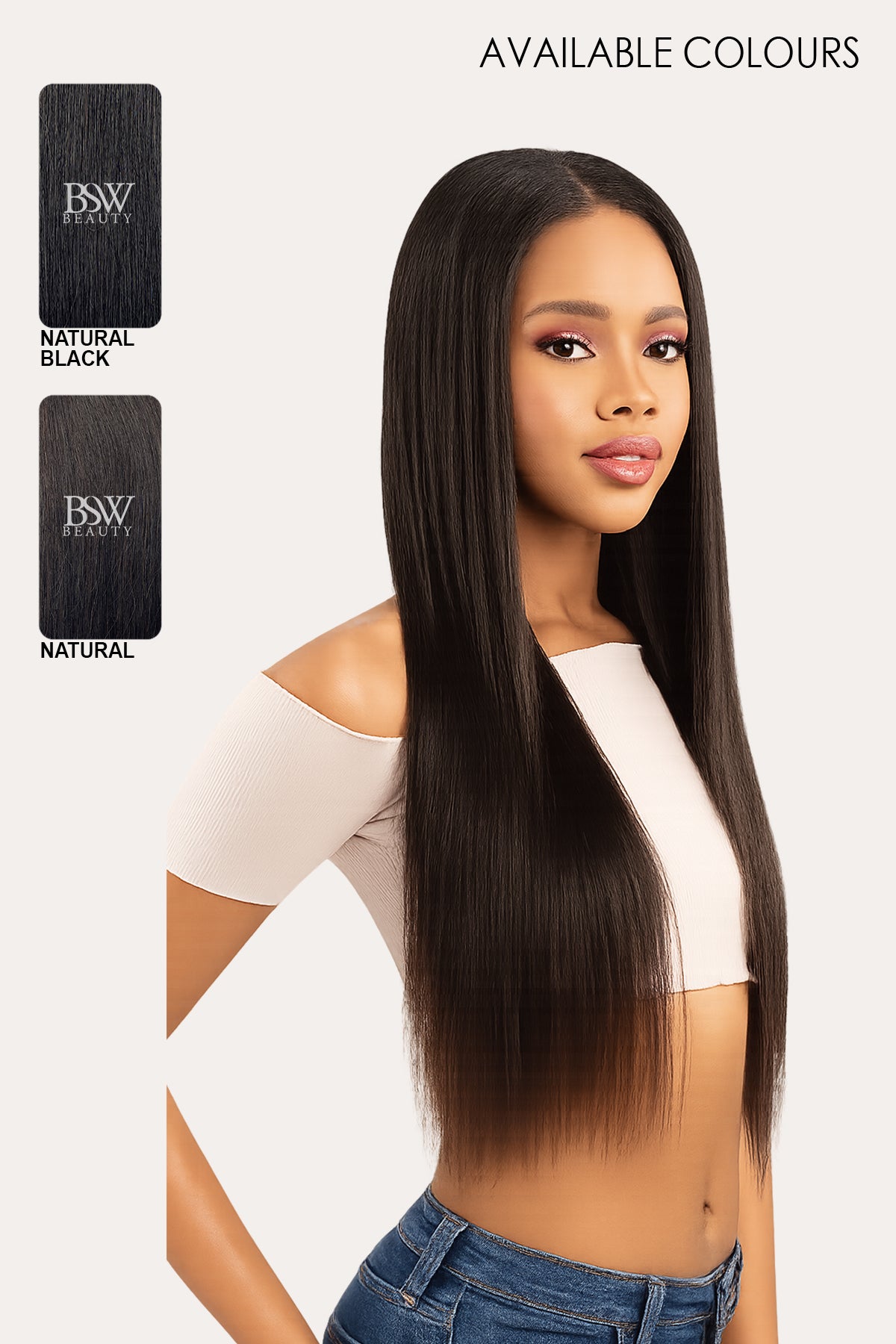 MAYDE  100% VIRGIN REMY HUMAN HAIR  LOLLA - STRAIGHT - BSW BEAUTY CANADA