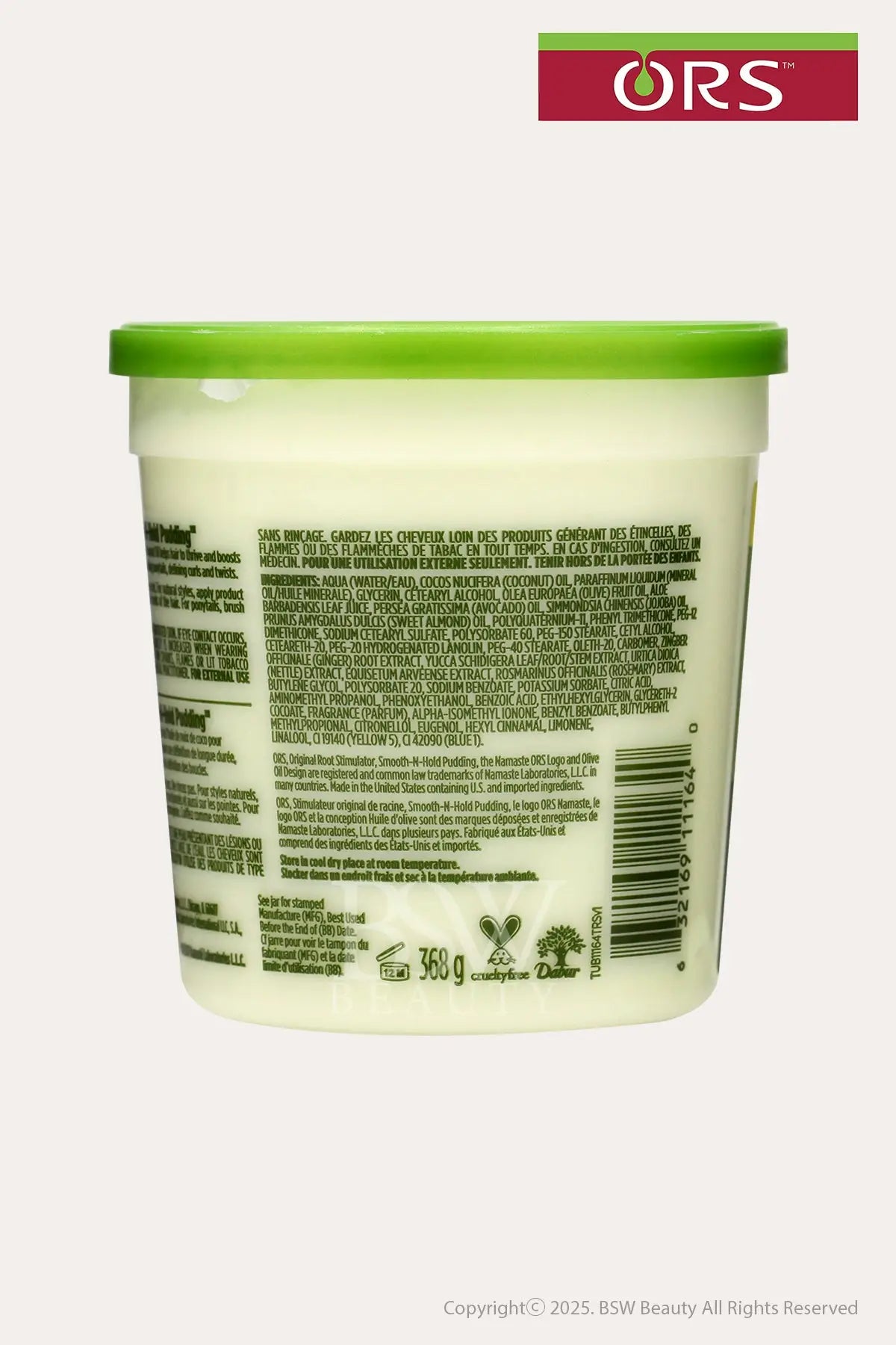 ORS OLIVE OIL STYLE & CURL DEFINING SMOOTH-N-HOLD PUDDING 13oz - BSW BEAUTY CANADA