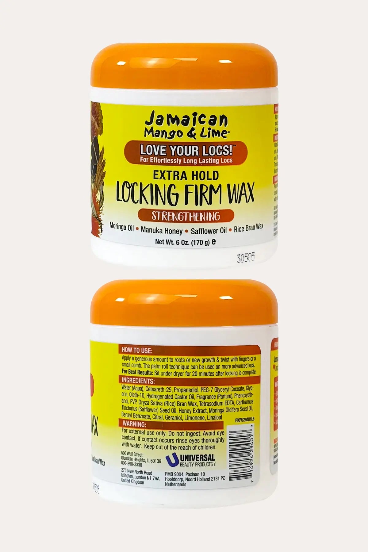 JAMAICAN MANGO & LIME  EXTRA HOLD LOCKING FIRM WAX 6oz - BSW BEAUTY CANADA