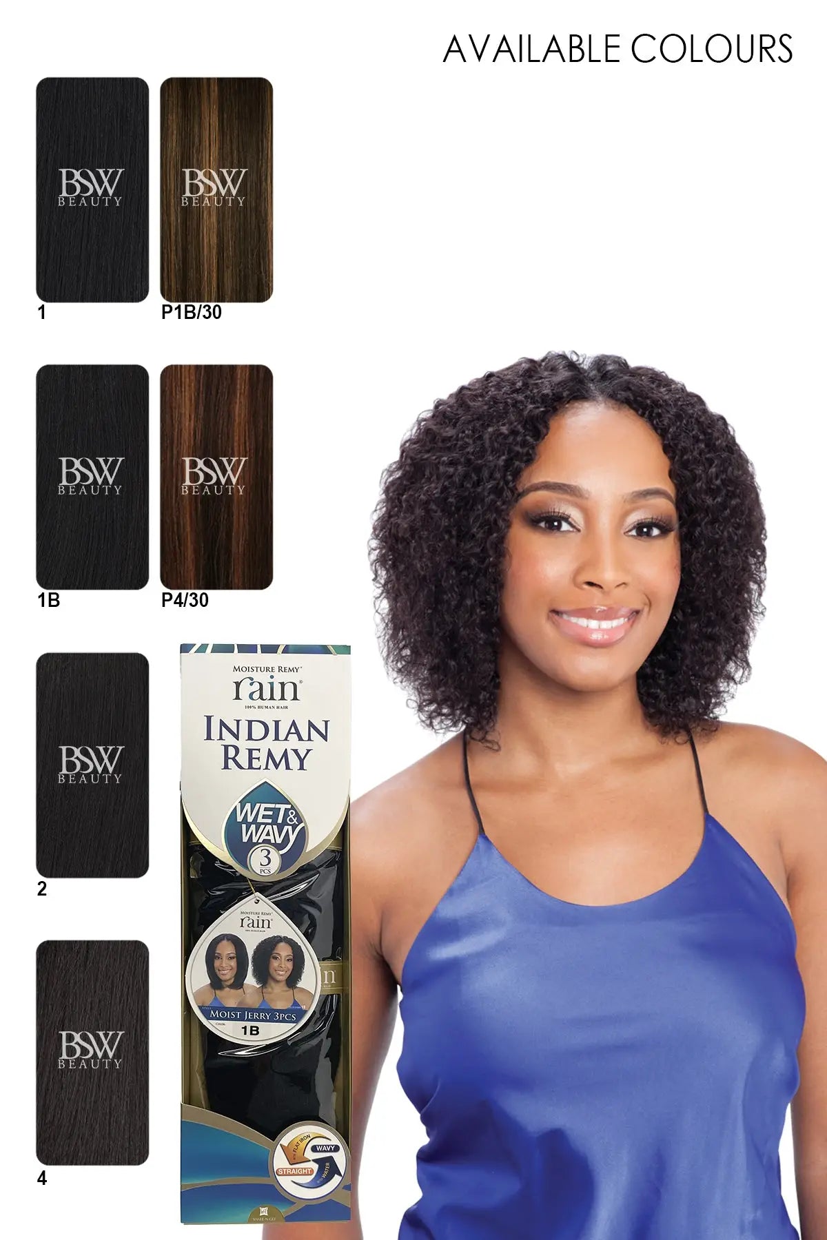 SHAKE N GO INDIAN REMY MOIST JERRY 3PCS - BSW BEAUTY CANADA