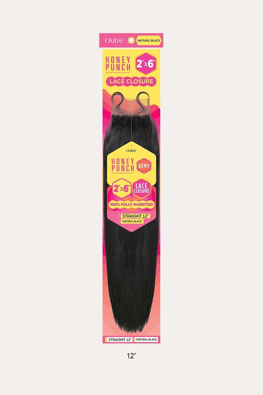 OUTRE HONEY PUNCH 2X6 LACE CLOSURE - STRAIGHT OUTRE