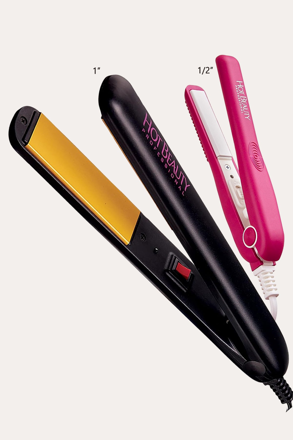 HOT BEAUTY FLAT IRONS 2 IN VALUE PACK HFID01N - BSW BEAUTY CANADA