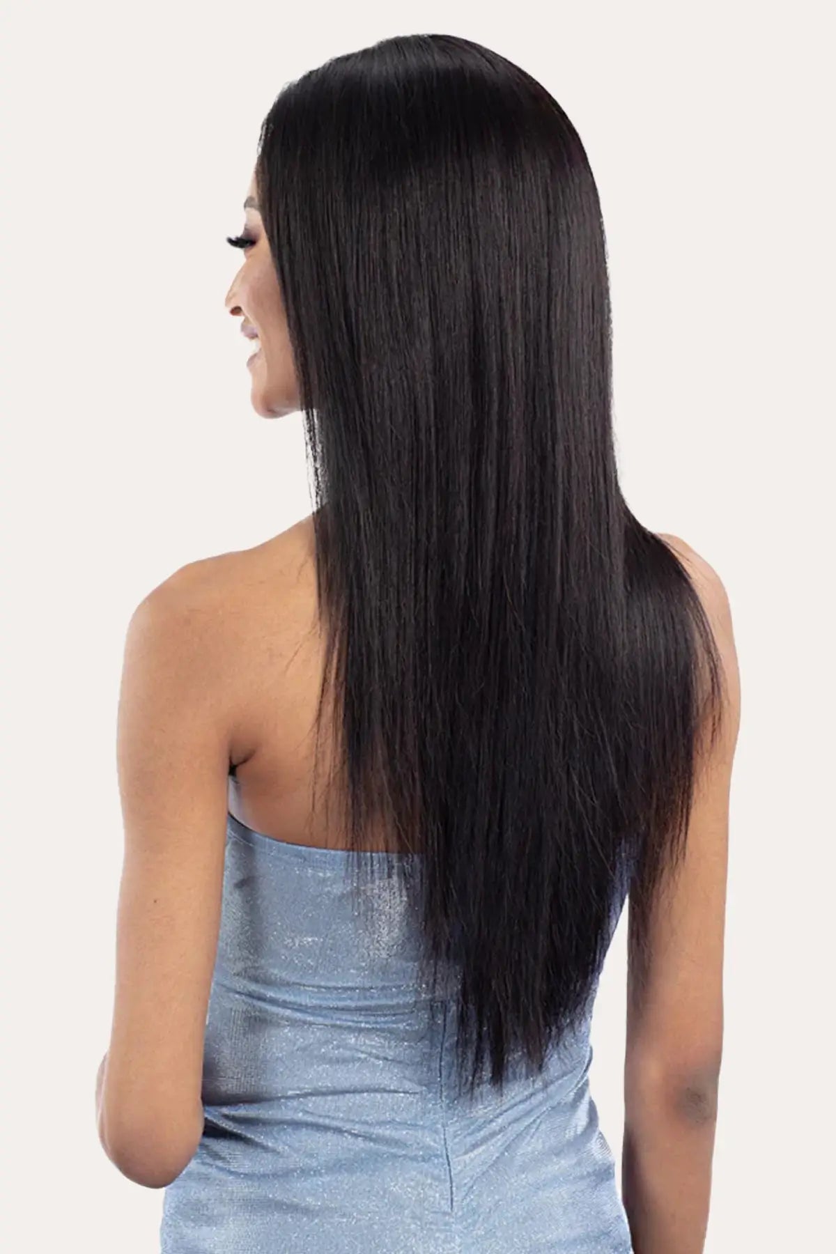 SHAKE N GO  GLOSSY 100% VIRGIN REMY HAIR GLUELESS 13X4 HD 360 LACE FRONT WIG - STRAIGHT 24" - BSW BEAUTY CANADA