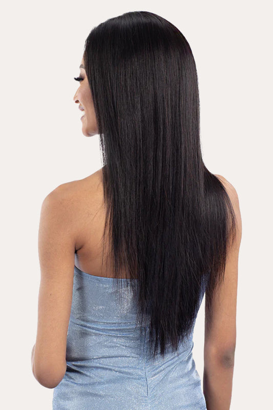 SHAKE N GO  GLOSSY 100% VIRGIN REMY HAIR GLUELESS 13X4 HD 360 LACE FRONT WIG - STRAIGHT 24" - BSW BEAUTY CANADA