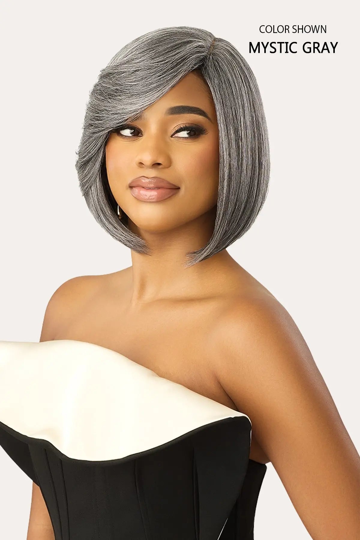 OUTRE WIG POP GRAY GLOW FULL WIG - GLOW 3 OUTRE