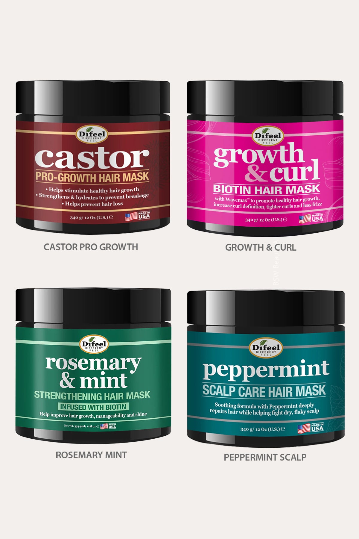 DIFEEL HAIR MASK 12oz - BSW BEAUTY CANADA