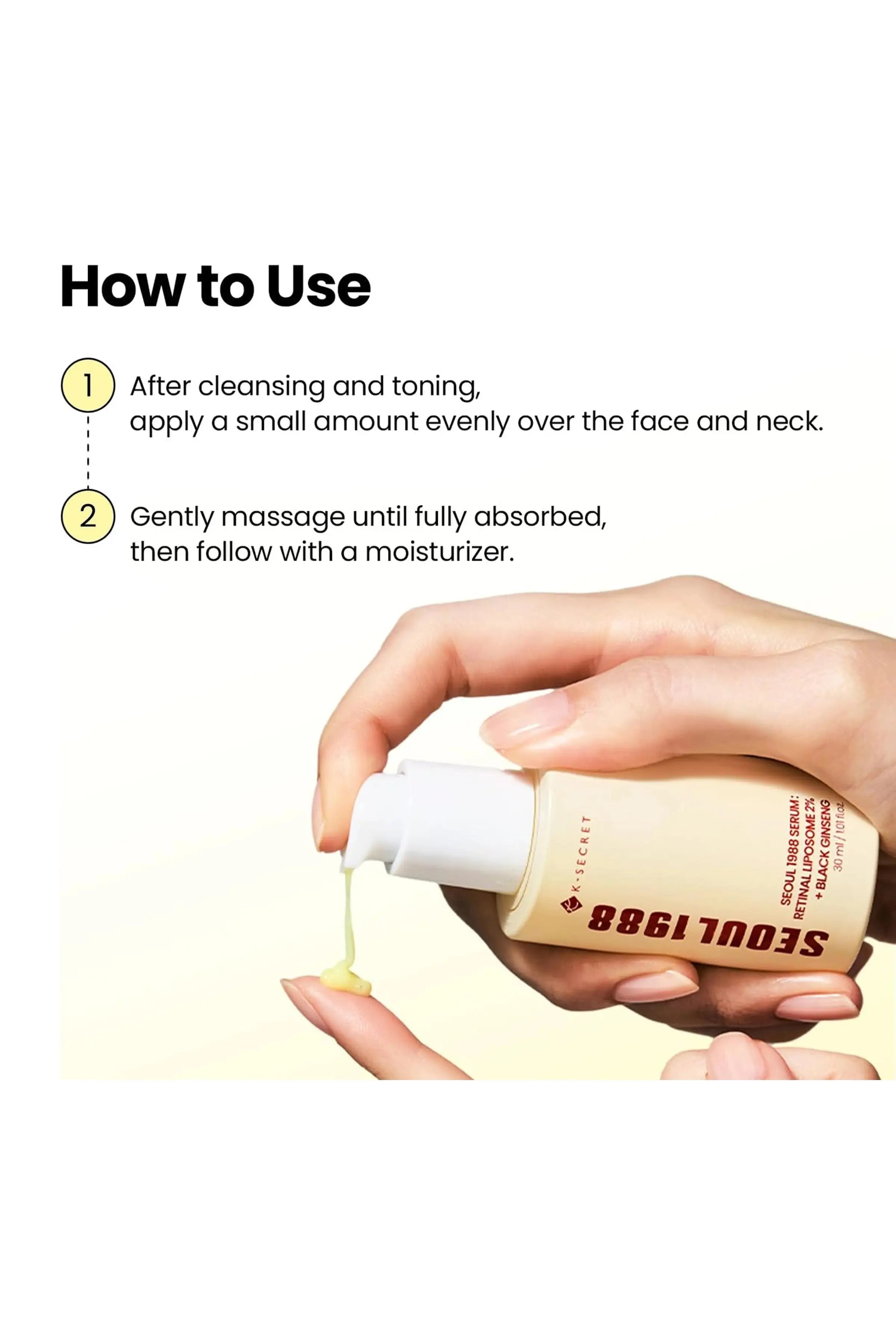 K-SECRET SEOUL 1988 SERUM RETINAL LIPOSOME 2% + BLACK GINSENG