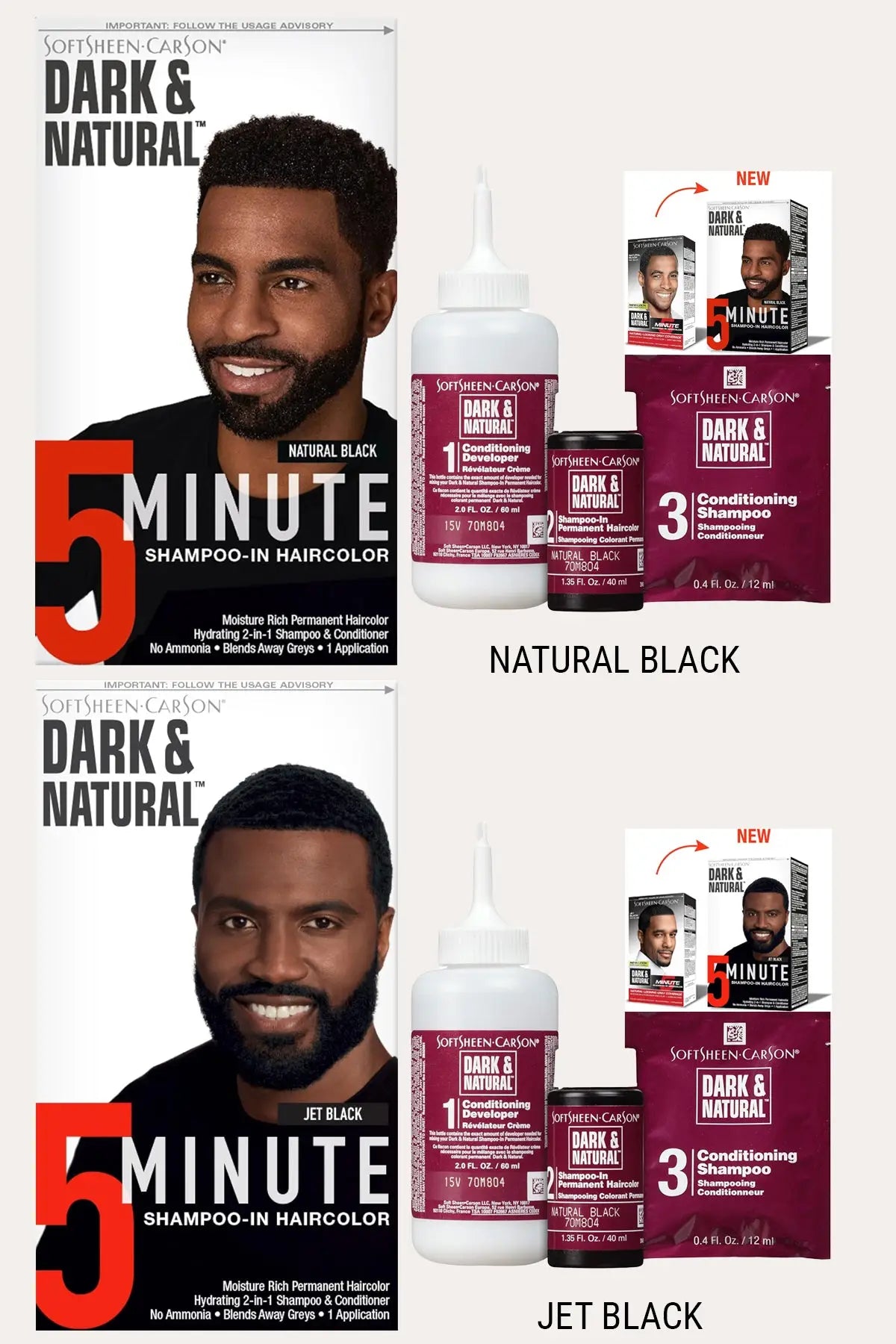 DARK & NATURAL 5 MINUTE MEN COLOR - BSW BEAUTY CANADA