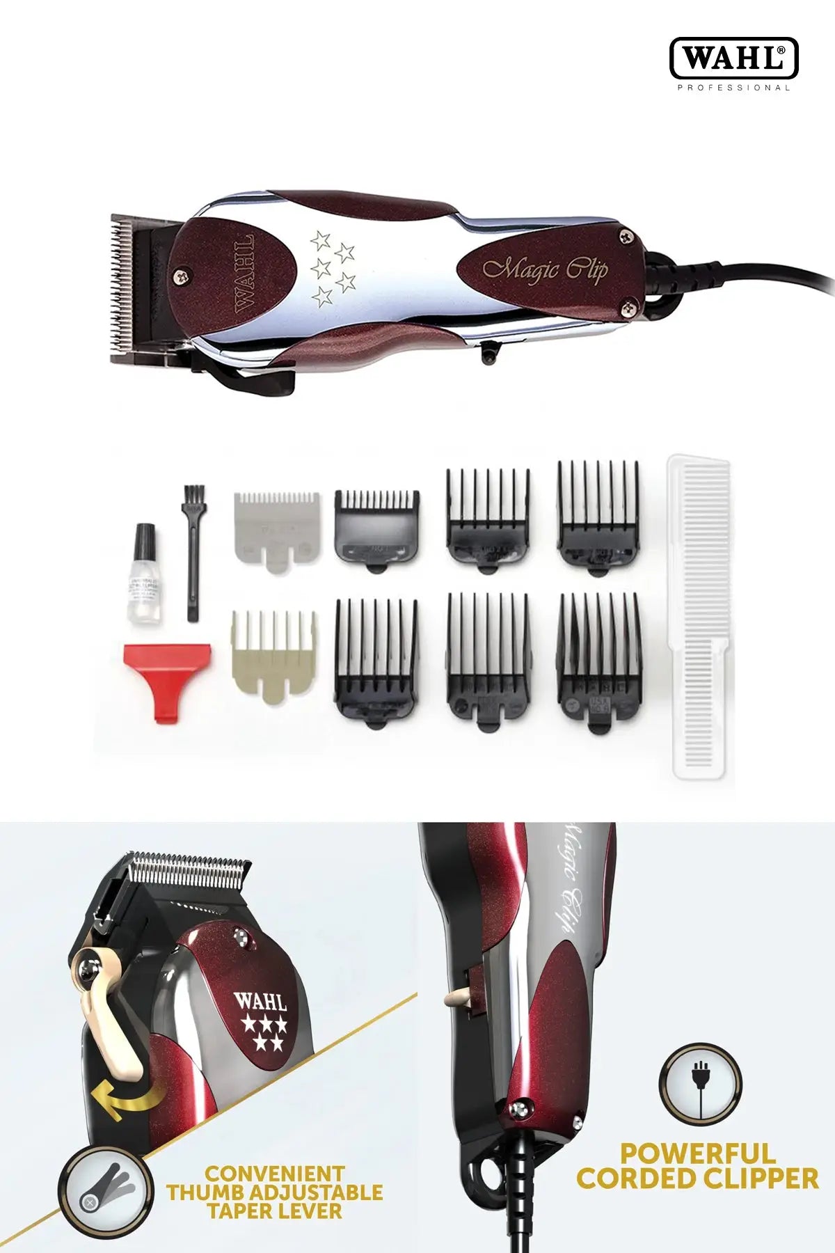 WAHL 5 STAR MAGIC CLIP PRECISION FADE CLIPPER #84510 - BSW BEAUTY CANADA