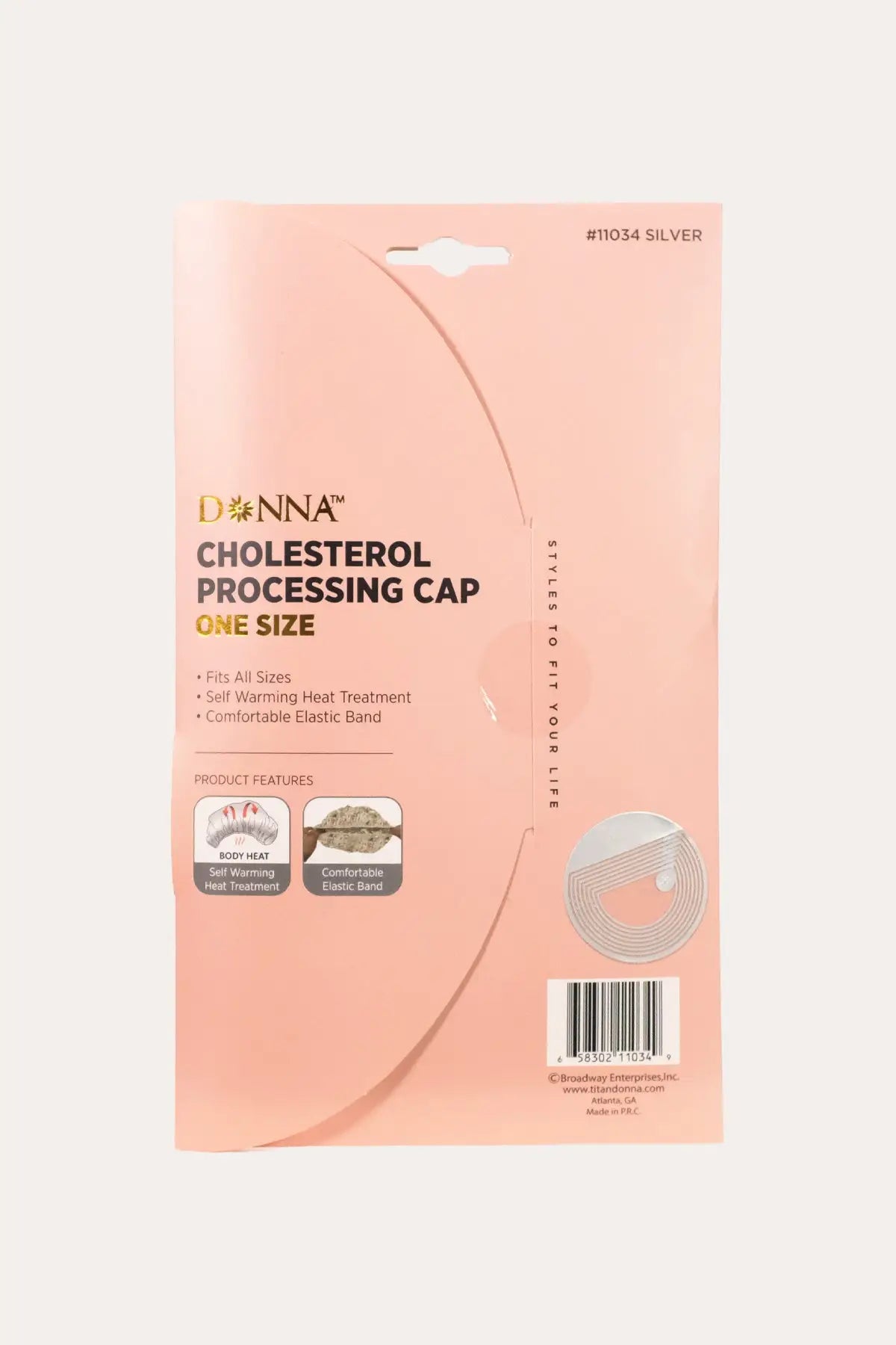 DONNA CAP CONDITIONER CAP SILVER #11034 DONNA