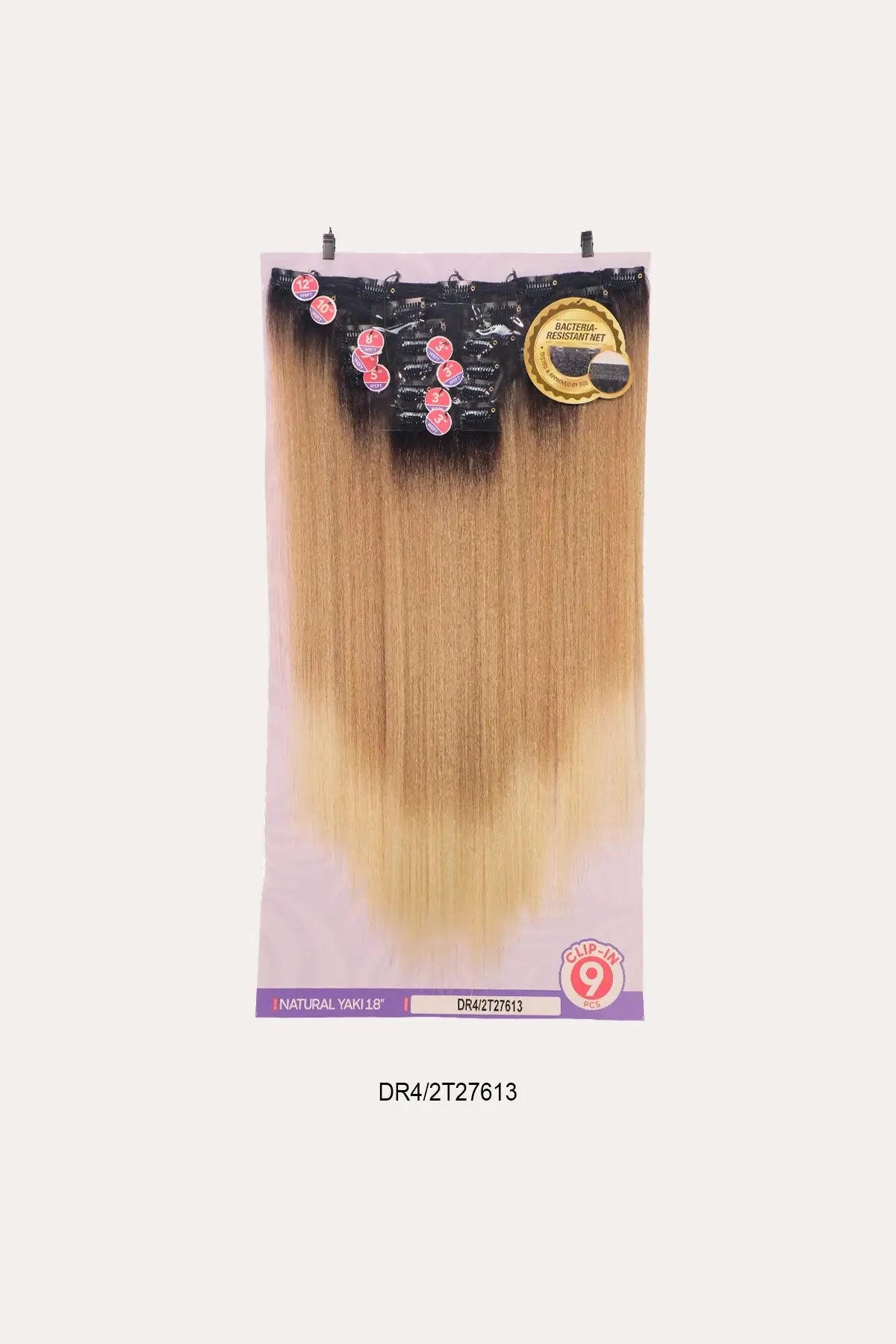 OUTRE  BIG BEAUTIFUL HAIR CLIP-IN  9PCS - NATURAL YAKI 18"