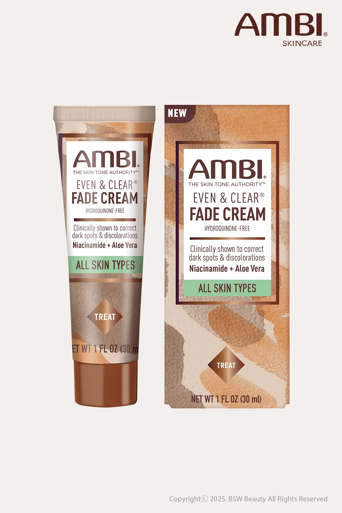 AMBI EVEN & CLEAR FADE CREAM 1oz - BSW BEAUTY CANADA