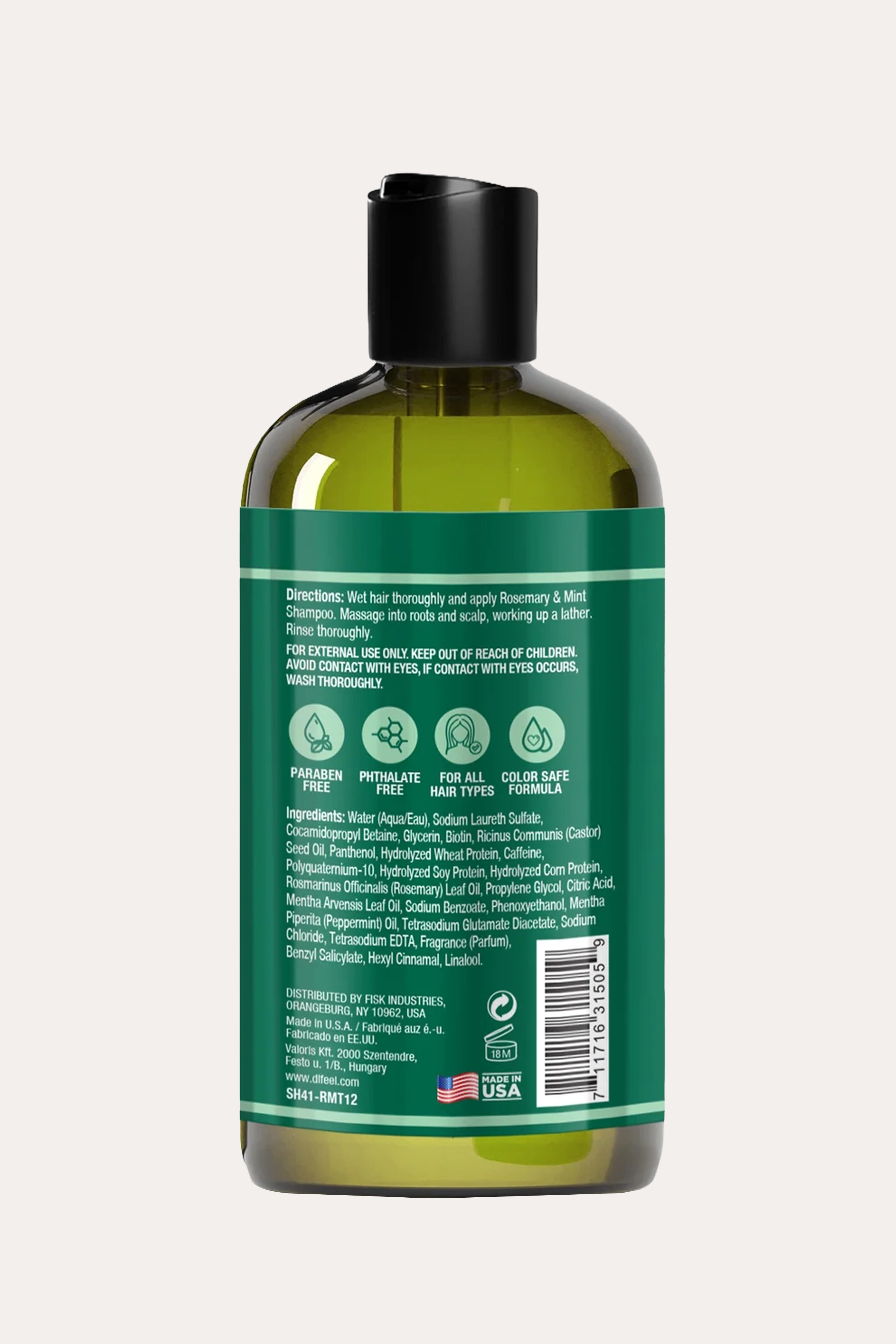 DIFEEL ROSEMARY MINT HAIR STRENGTHENING SHAMPOO 12oz