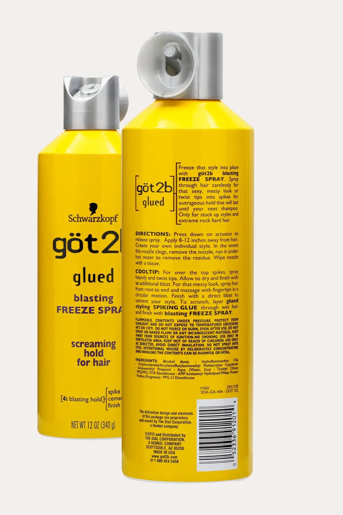 GOT2B GLUED BLASTING FREEZE SPRAY SCREAMING HOLD FOR HAIR 12oz - BSW BEAUTY CANADA
