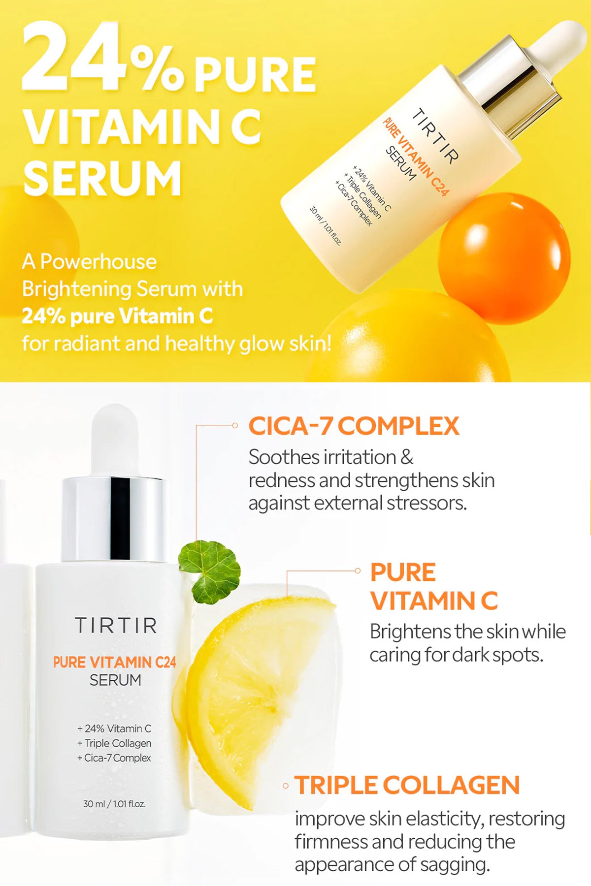 TIRTIR PURE VITAMIN C24 SERUM - BSW BEAUTY CANADA